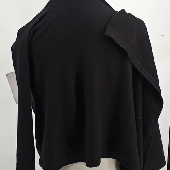 Fabletics Women's Black Knit Savanna Wrap Shrug Sweater NWT Size XS 4 - Picture 6 of 14